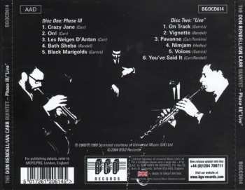 2CD The Don Rendell / Ian Carr Quintet: Phase III / Live 551160