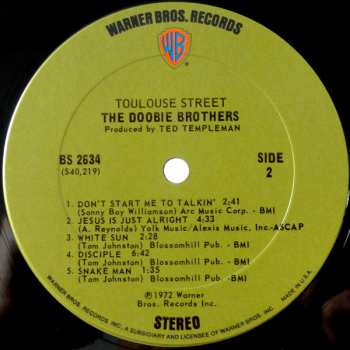 LP The Doobie Brothers: Toulouse Street 577700