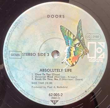 2LP The Doors: Absolutely Live 603365