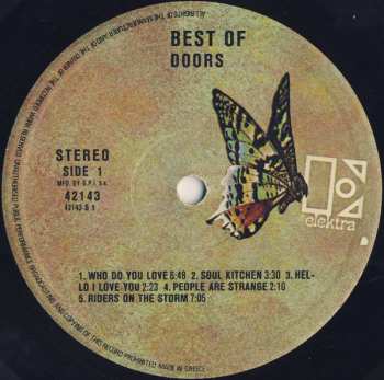 LP The Doors: The Best Of Doors 642848