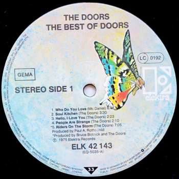 LP The Doors: The Best Of Doors 652750