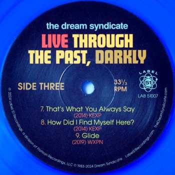 2LP/DVD The Dream Syndicate: Live Through The Past, Darkly CLR 548298