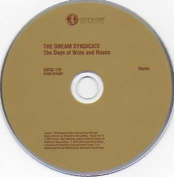 CD The Dream Syndicate: The Days Of Wine And Roses 361650