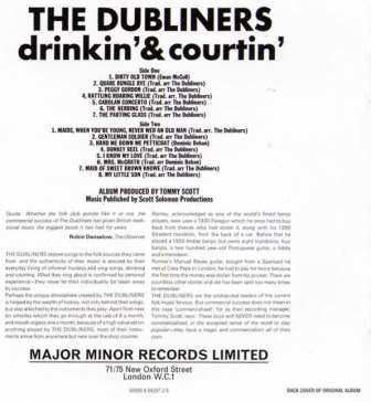 CD The Dubliners: Drinkin' & Courtin' 231752