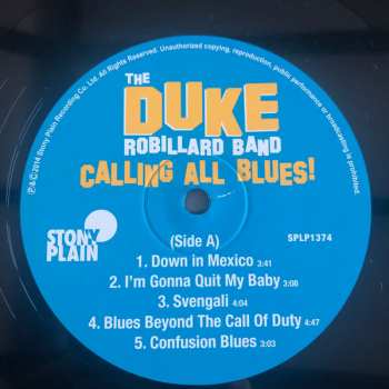 LP The Duke Robillard Band: Calling All Blues LTD | NUM 571296