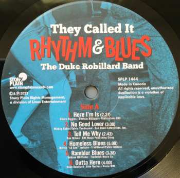 LP The Duke Robillard Band: They Called It Rhythm & Blues 546446