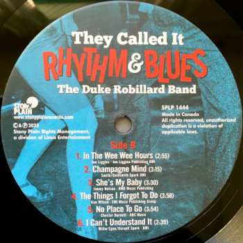 LP The Duke Robillard Band: They Called It Rhythm & Blues 546446