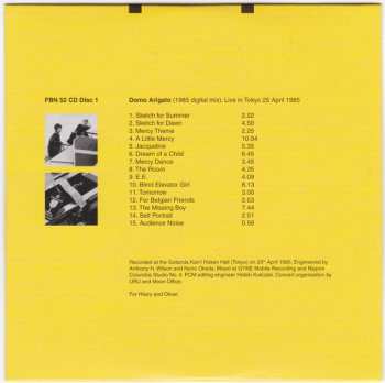 3CD/DVD/Box Set The Durutti Column: Domo Arigato Deluxe (Live In Japan) DLX 544717