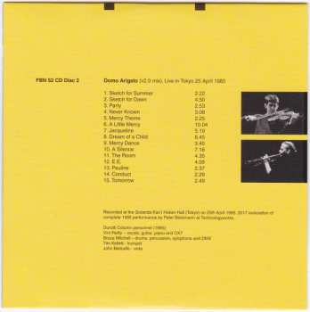 3CD/DVD/Box Set The Durutti Column: Domo Arigato Deluxe (Live In Japan) DLX 544717