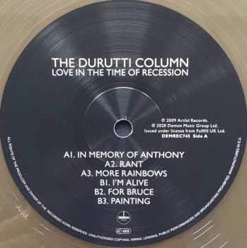 2LP The Durutti Column: Love In The Time Of Recession CLR 59400