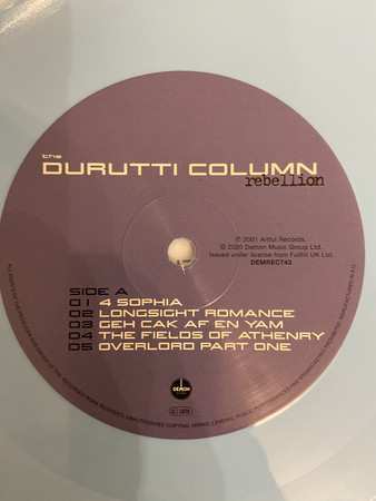 LP The Durutti Column: Rebellion CLR 58926