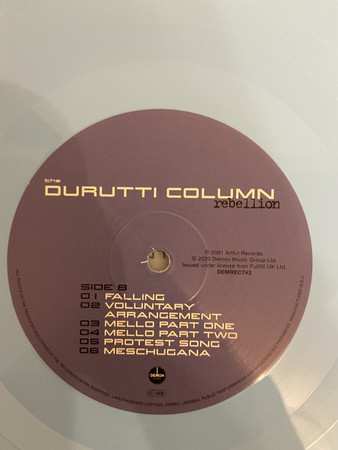 LP The Durutti Column: Rebellion CLR 58926