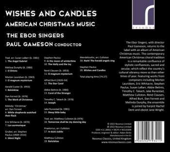 CD The Ebor Singers: Wishes And Candles (American Christmas Music) 586980