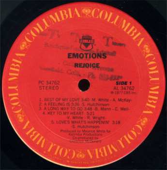 LP The Emotions: Rejoice 601556