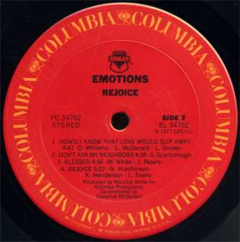 LP The Emotions: Rejoice 601556