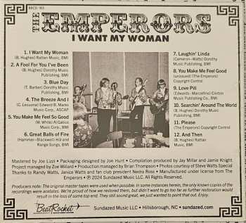 CD The Emperors: I Want My Woman 623381