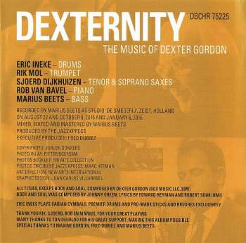 CD The Eric Ineke Jazzxpress: Dexternity - The Music Of Dexter Gordon 398335