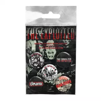 Sada Placek The Exploited Button Badge Set 1