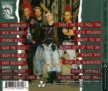 CD The Exploited: The Massacre DIGI 22948