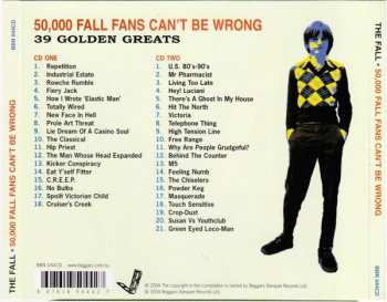 2CD The Fall: 50,000 Fall Fans Can't Be Wrong - 39 Golden Greats 608096