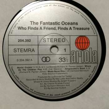 LP The Oceans: Who Finds A Friend Finds A Treasure (Original Soundtrack) 656252