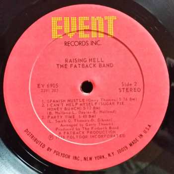 LP The Fatback Band: Raising Hell 663284