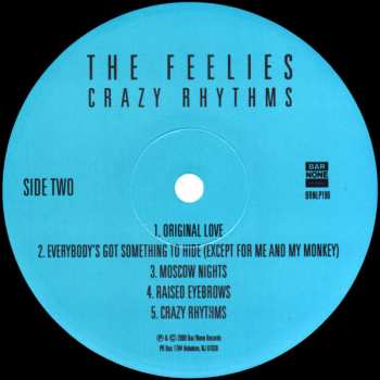 LP The Feelies: Crazy Rhythms 603680