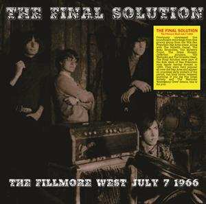 LP The Final Solution: The Fillmore West July 7 1966 610456