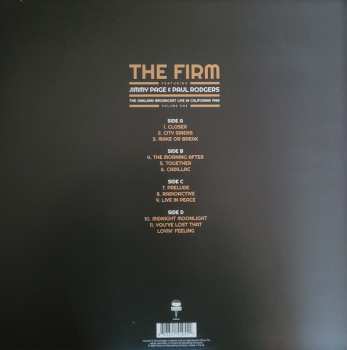 2LP The Firm: The Oakland Broadcast Live In California 1985. Volume One 587502