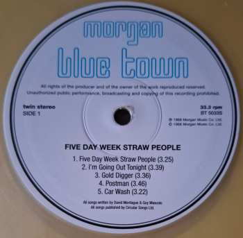 LP The Five Day Week Straw People: Five Day Week Straw People CLR | LTD 567367