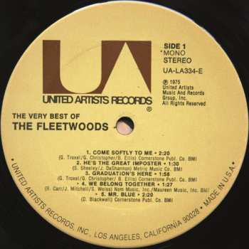 LP The Fleetwoods: The Very Best Of The Fleetwoods 646858