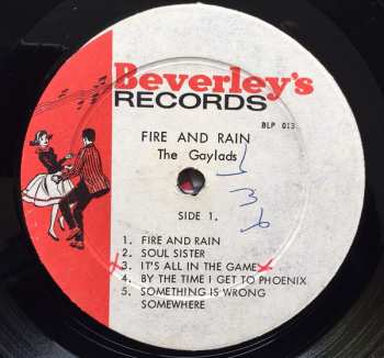 LP The Gaylads: Fire And Rain 591341