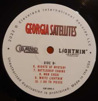 2LP The Georgia Satellites: Lightnin' In A Bottle (The Official Live Album) 640425