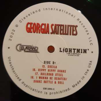 2LP The Georgia Satellites: Lightnin' In A Bottle (The Official Live Album) 640425