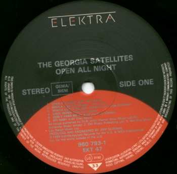 LP The Georgia Satellites: Open All Night 564378