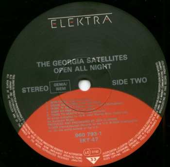 LP The Georgia Satellites: Open All Night 564378