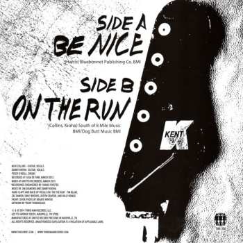 SP The Gories: Be Nice / On The Run 605502