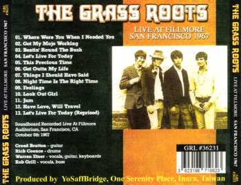 CD The Grass Roots: Live At Fillmore  San Francisco 1967 626095