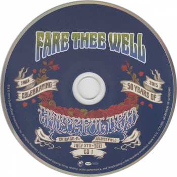 4CD/2DVD The Grateful Dead: Fare Thee Well LTD 348013