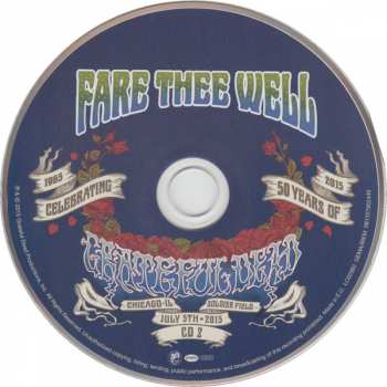 4CD/2DVD The Grateful Dead: Fare Thee Well LTD 348013