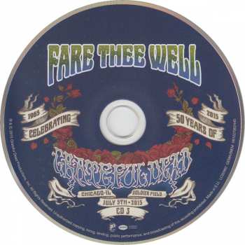 4CD/2DVD The Grateful Dead: Fare Thee Well LTD 348013