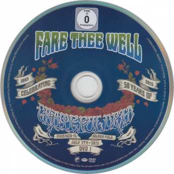 4CD/2DVD The Grateful Dead: Fare Thee Well LTD 348013