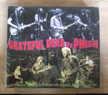 Album The Grateful Dead: Grateful Dead Vs Phish - 2 CD Biography and Interview set includes booklets, rare photos and more.