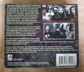 2CD The Grateful Dead: Grateful Dead Vs Phish - 2 CD Biography and Interview set includes booklets, rare photos and more. 564810