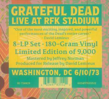 8LP/Box Set The Grateful Dead: RFK Stadium, Washington, D.C. 6/10/73  LTD 550963