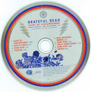 3CD The Grateful Dead: Saint Of Circumstance (Giants Stadium · East Rutherford · NJ · 6/17/91) 393840