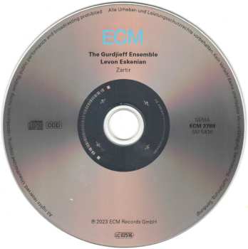 CD The Gurdjieff Folk Instruments Ensemble: Zartir = Զարթիր 567951