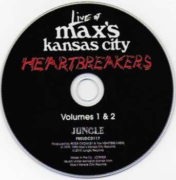 CD The Heartbreakers: Live At Max's Kansas City Volumes 1 & 2 95863