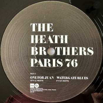 LP The Heath Brothers: Paris 76 LTD 626323