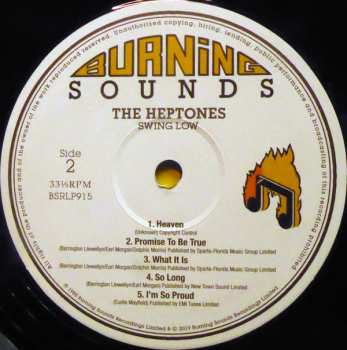 2LP The Heptones: Swing Low   592942